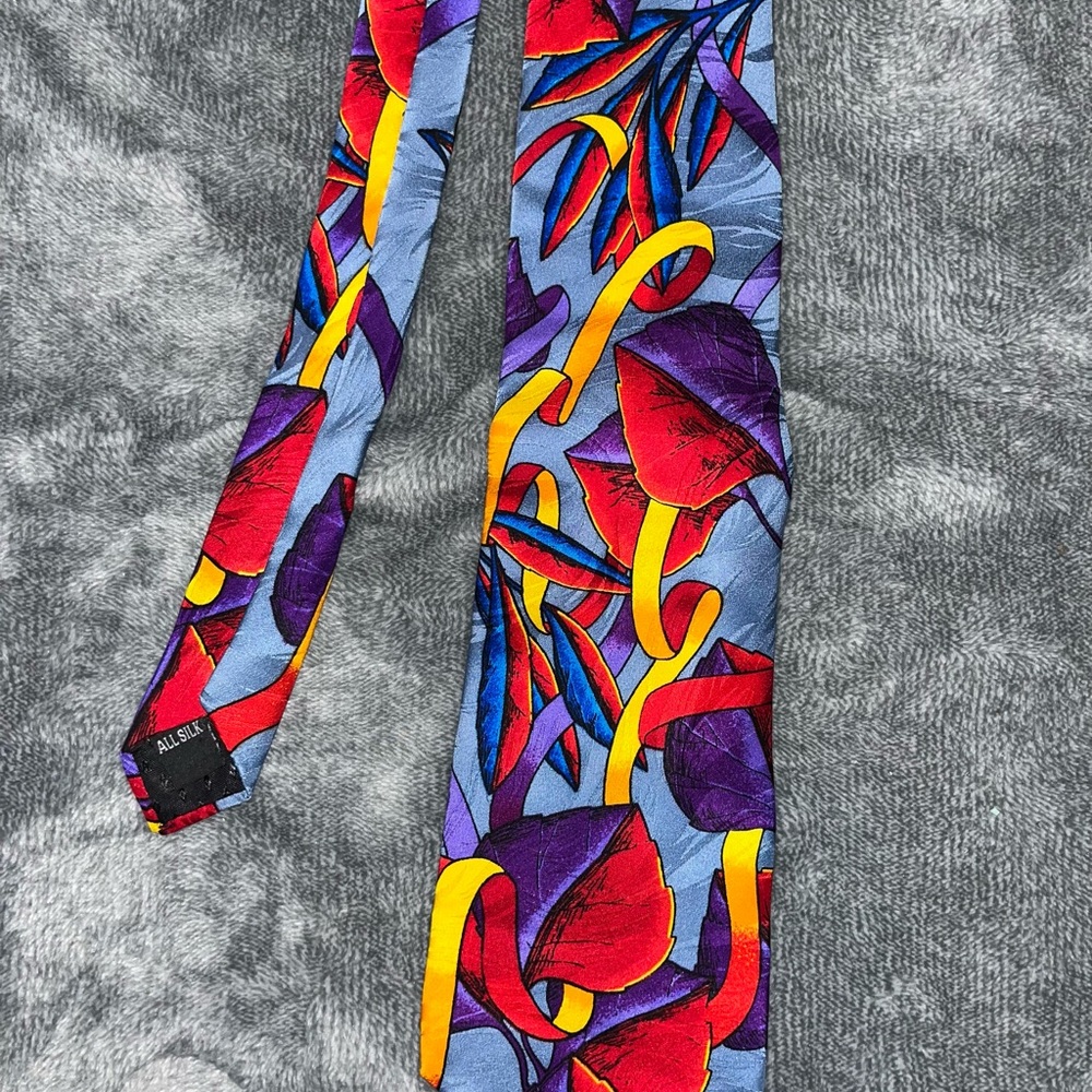 Rush Limbaugh No Boundaries Bright Pattern Tie - image 2